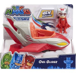 PJ MASKS Sowella + vozidlo červené